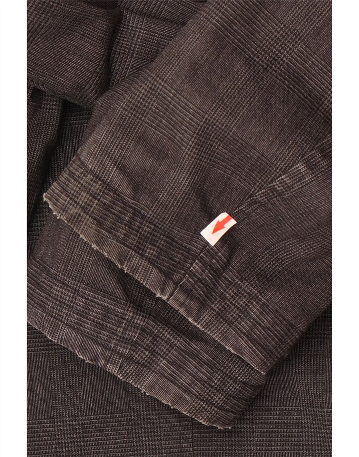 Fred Perry Herre Overfrakke UK 38 Medium Grey Ternet Bomuld