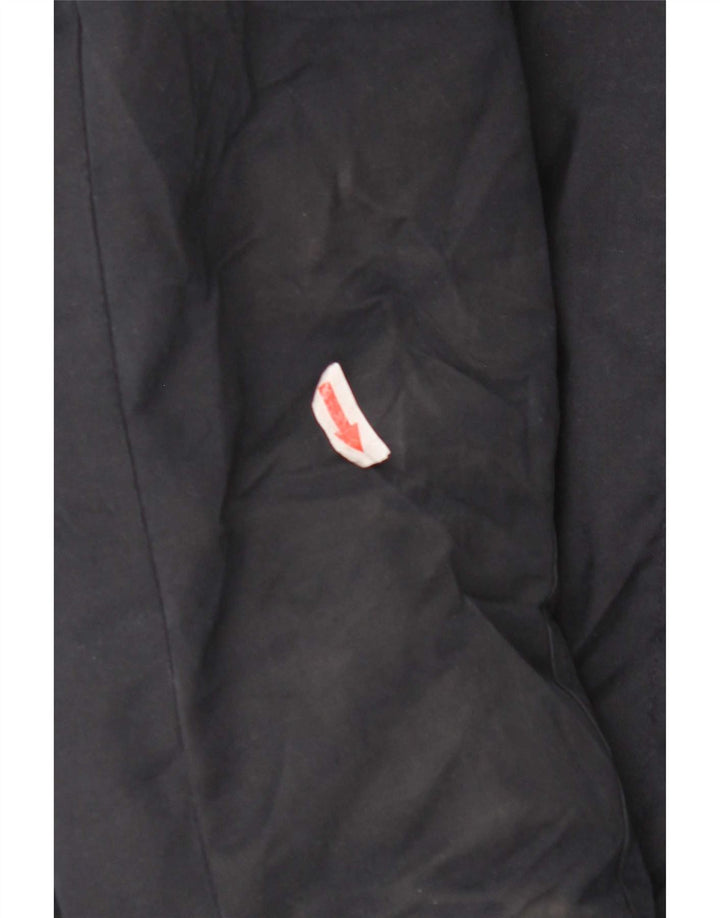 Jack & Jones Herre Hooded Parka Jacket UK 36 Small Navy Blue Polyester