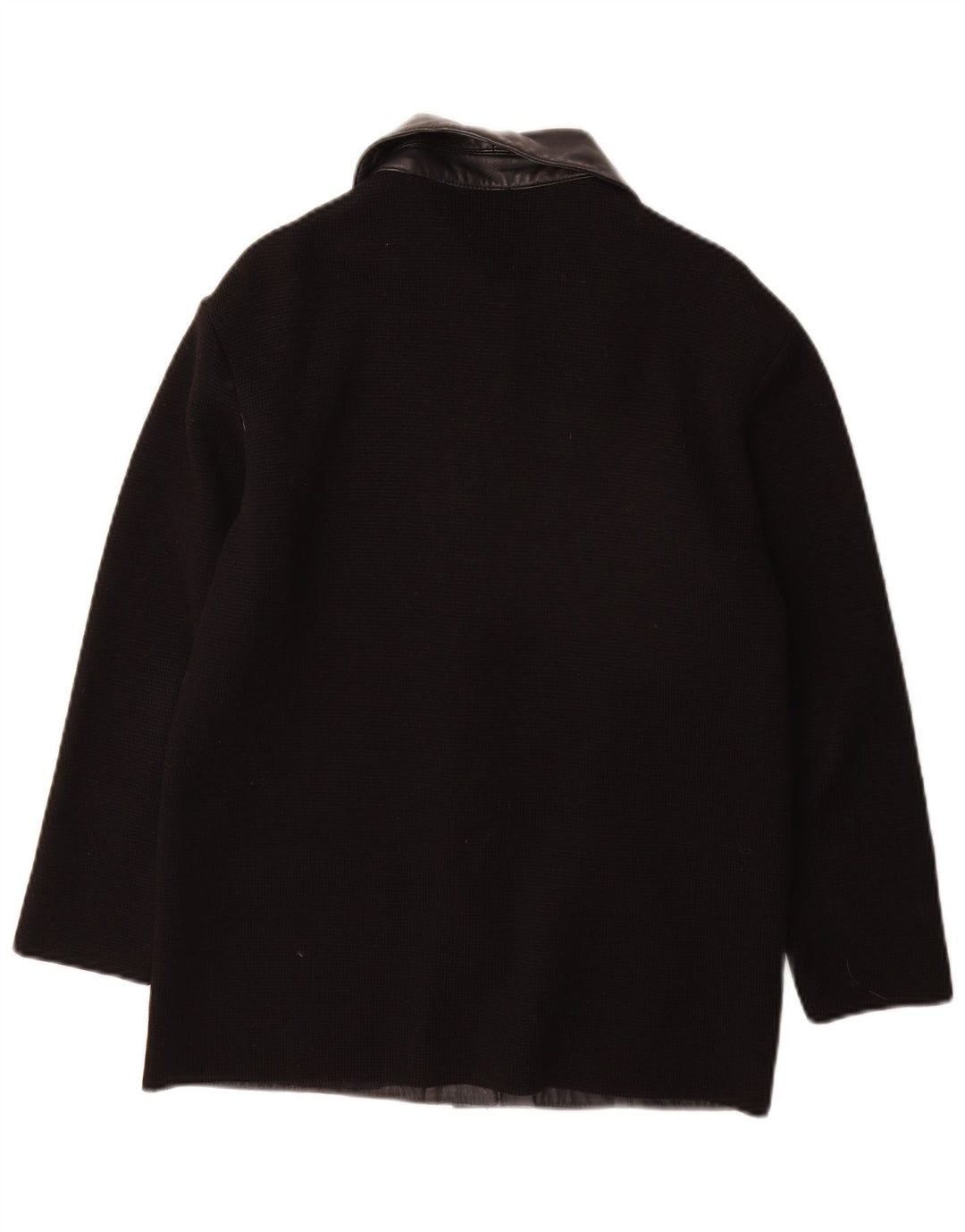 Premode Dame Læderjakke UK 12 Medium Sort Læder