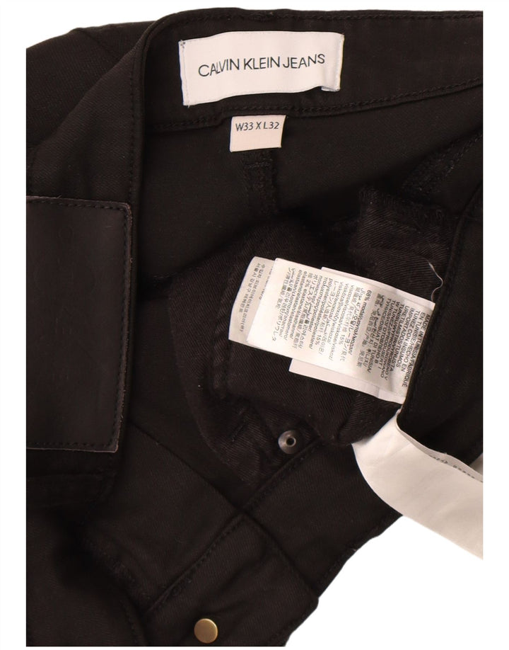 Calvin Klein Herre Slim Jeans W33 L32 Sort Modal