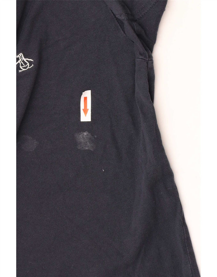 Penguin Herre kortærmet Regular Fit T-shirt Top Medium Marineblå Bomuld