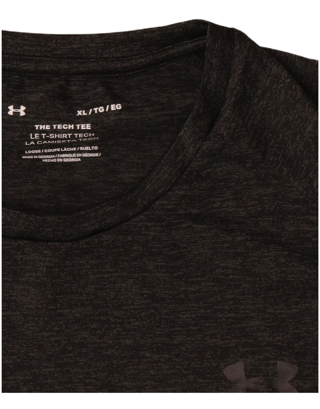 Under Armour Herre T-Shirt Top XL Grå