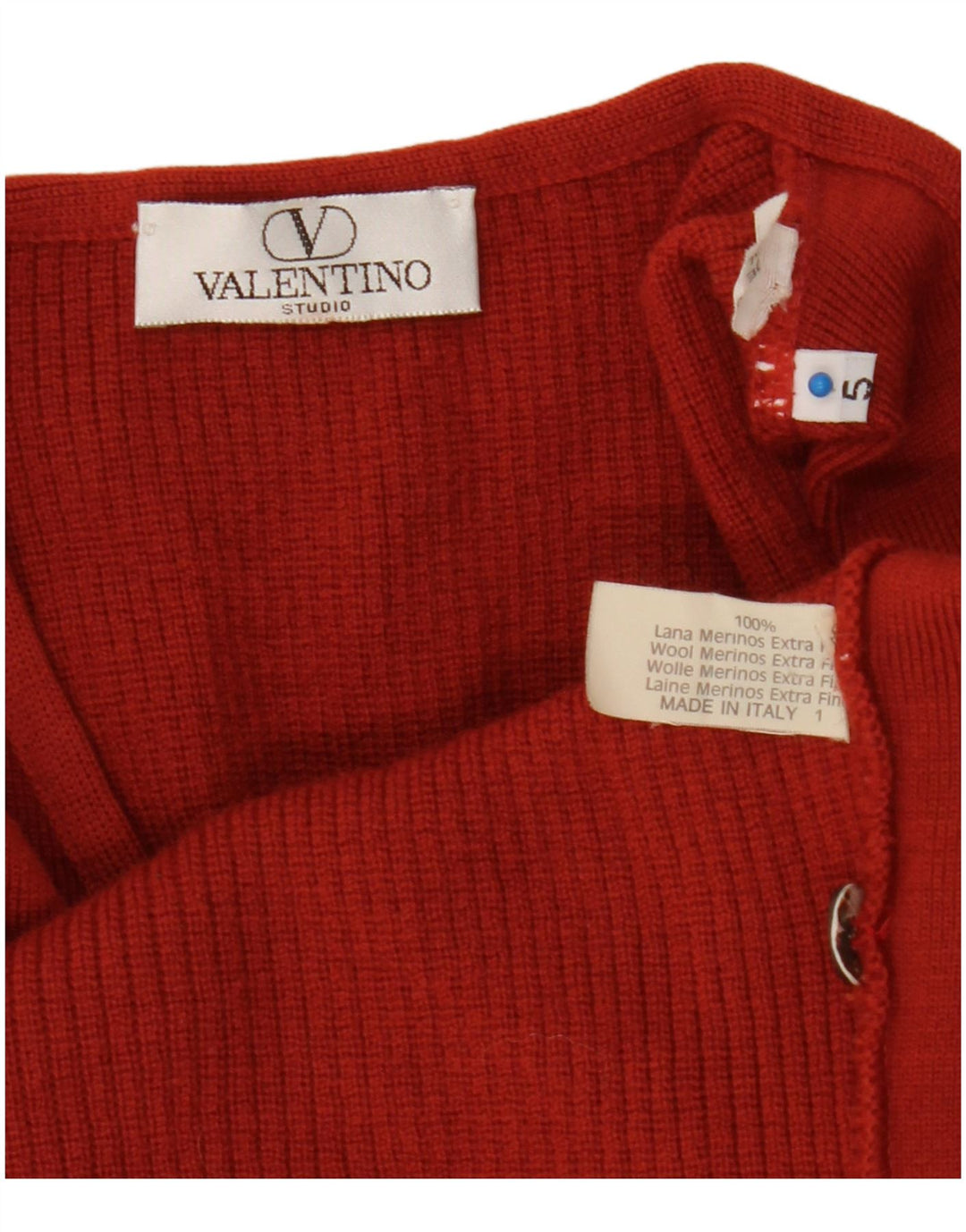 Valentino Herrevest Medium Rød Merinould