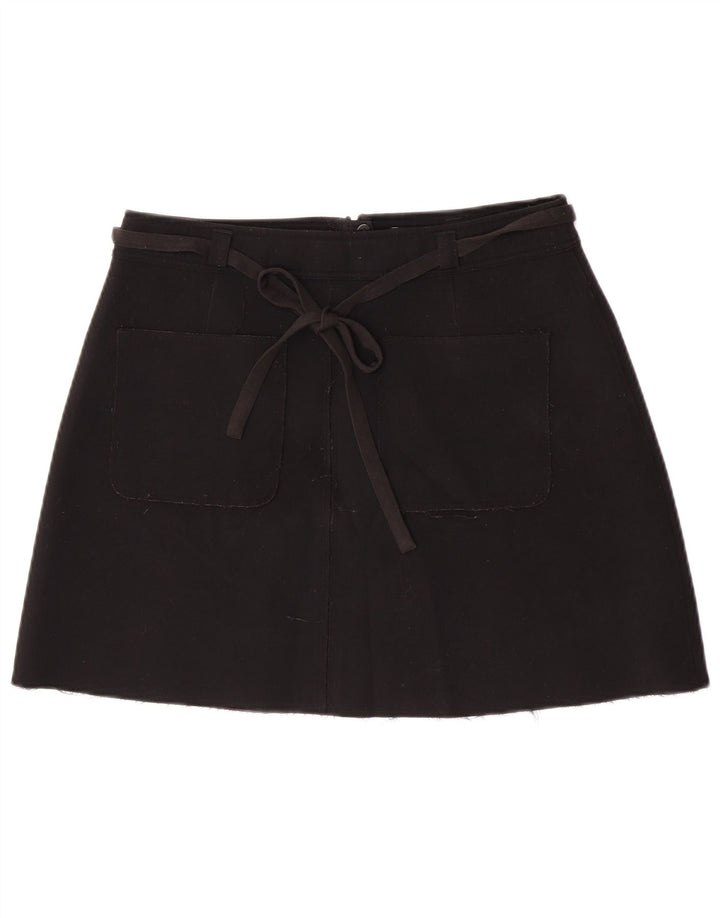 Marks & Spencer Dame Mini-nederdel UK 14 Large W30 Black Polyester