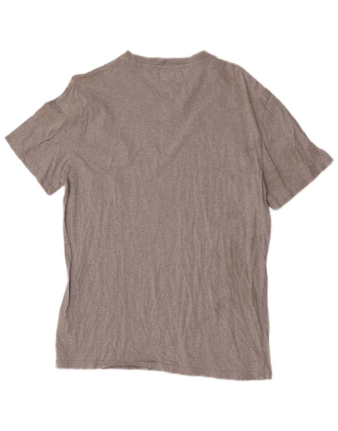 Tommy Hilfiger Herre Regular Fit grafisk T-shirt top mellemgrå bomuld