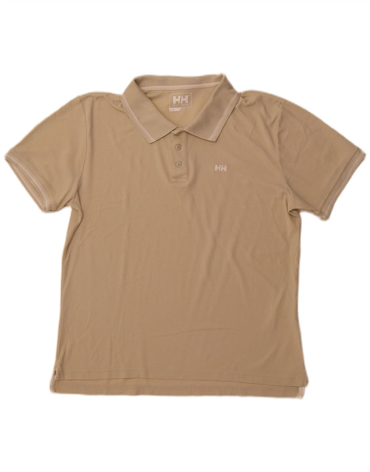HELLY HANSEN Poloskjorte til mænd Stor Beige Polyamid