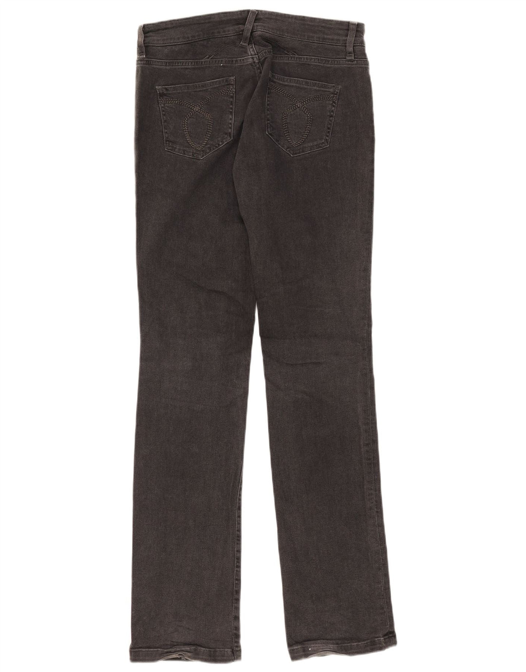 Massimo Dutti Dame Slim Jeans W29 L33 Grå Bomuld