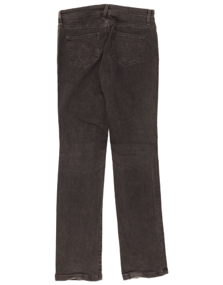 Massimo Dutti Dame Slim Jeans W29 L33 Grå Bomuld