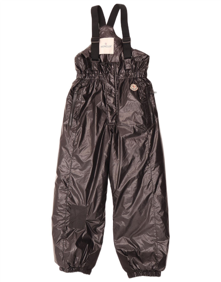 Moncler Drenge Dungarees Skibukser 9-10 År Sort Polyamid Vinter