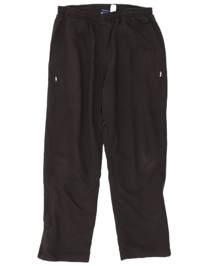 REEBOK Mens Cargo Tracksuit Trousers Medium  Black Polyester