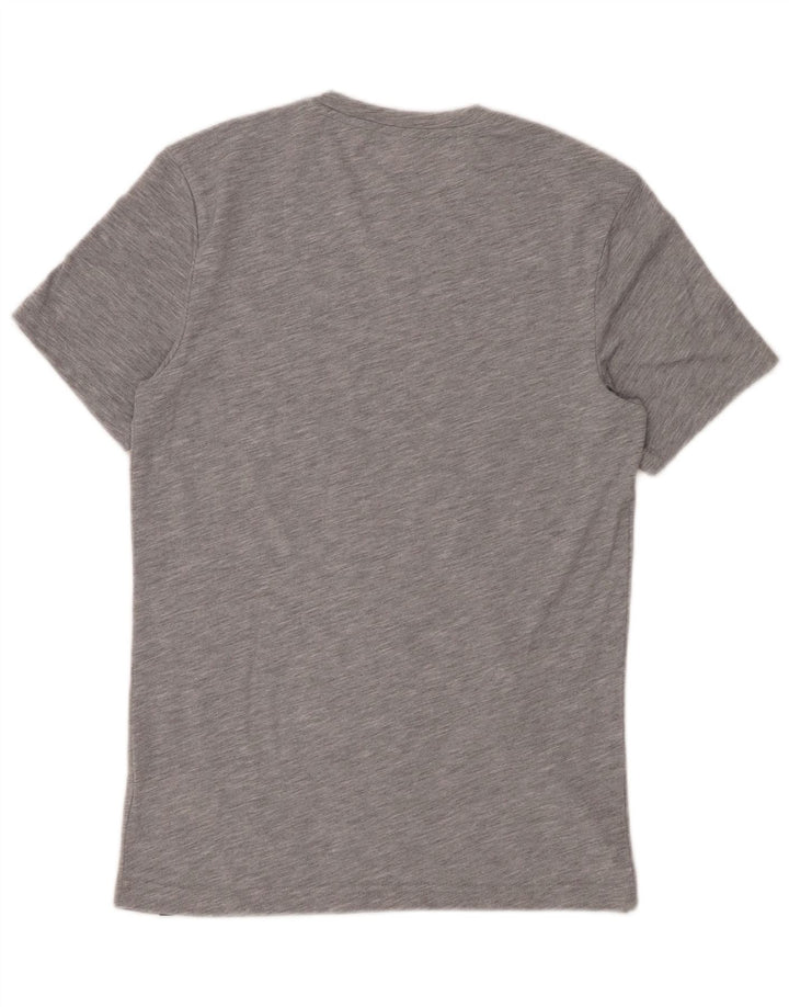 REEBOK Herre grafisk T-shirt Top Lille grå Flecked Polyester