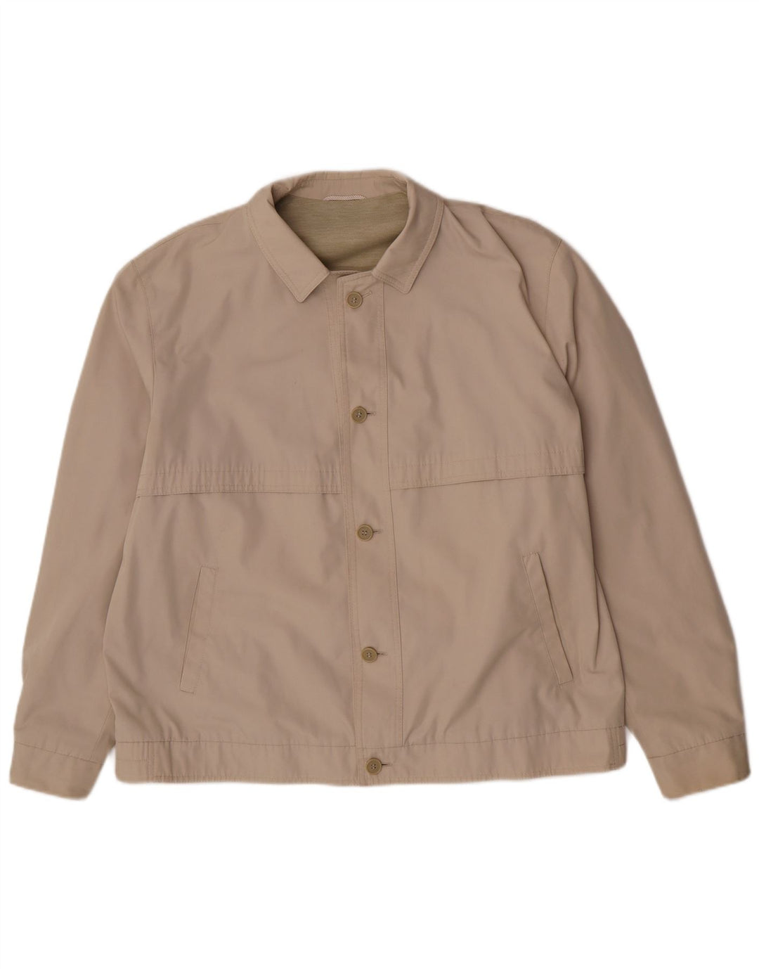 Joba Herre Bomberjakke UK 40 Stor Beige Polyester