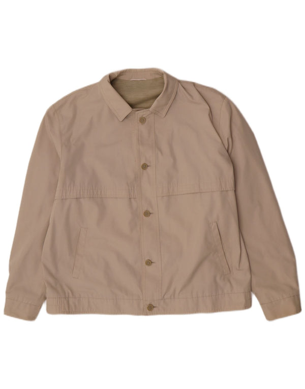 Joba Herre Bomberjakke UK 40 Stor Beige Polyester