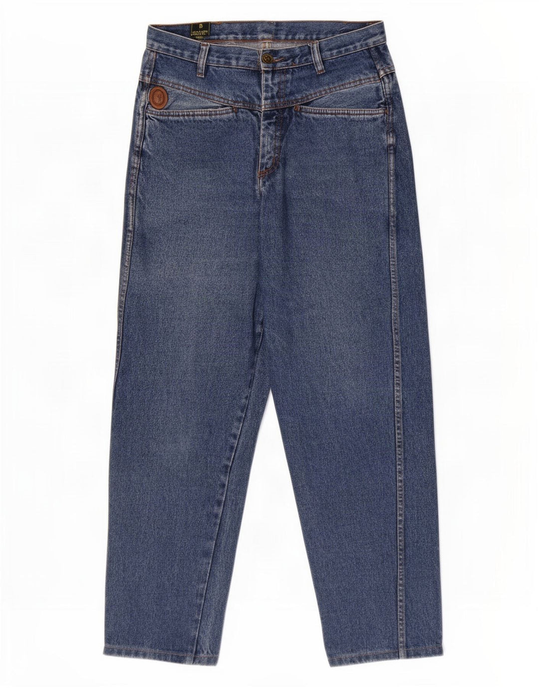 Trussardi koniske jeans til kvinder W30 L29 Blå