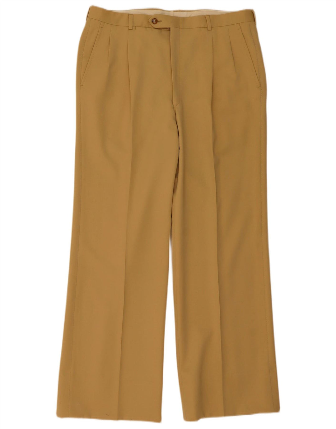 Vintage herre dobbeltradet 2-delt jakkesæt Medium W34 L31 Beige
