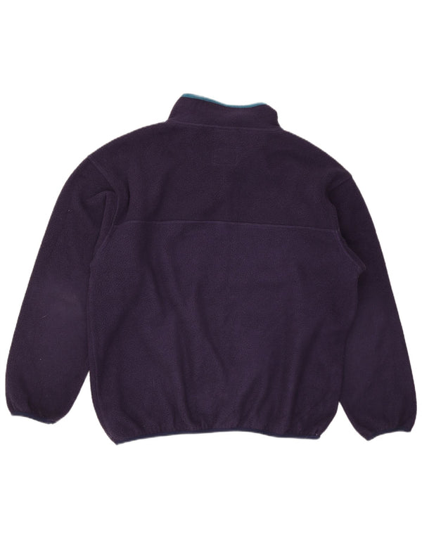 Murphy & Nye Herre Button Neck Fleece Jumper 2XL Navy Blue