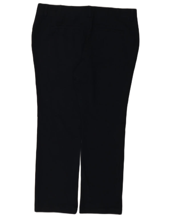 Lee Dame lige fritidsbukser US 16 2XL W38 L29 Navy Blue Rayon