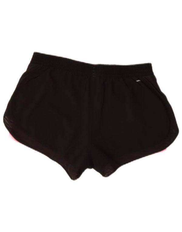 Adidas Womens Climalite Sportshorts UK 12/14 Medium Black Polyester