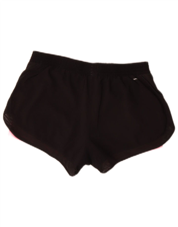 Adidas Womens Climalite Sportshorts UK 12/14 Medium Black Polyester