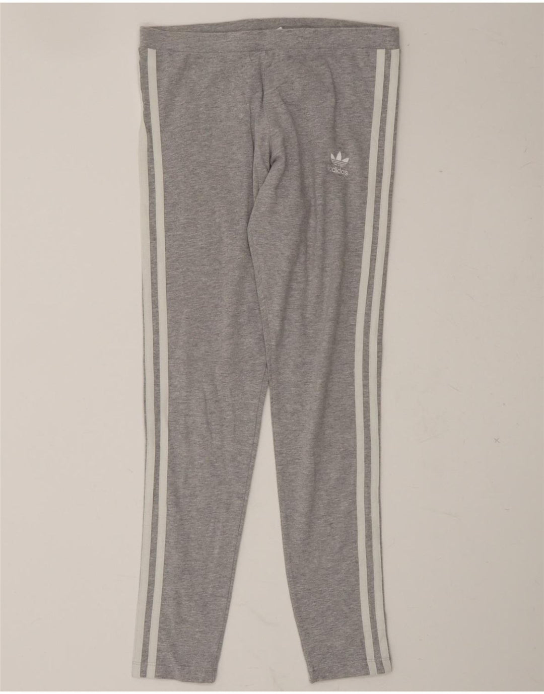 ADIDAS Womens Leggings UK 10 Small  Grey Cotton Vintage Adidas and Second-Hand Adidas from Messina Hembry 