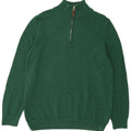 SUPERDRY Sweater med lynlås til mænd 2XL Grøn bomuld