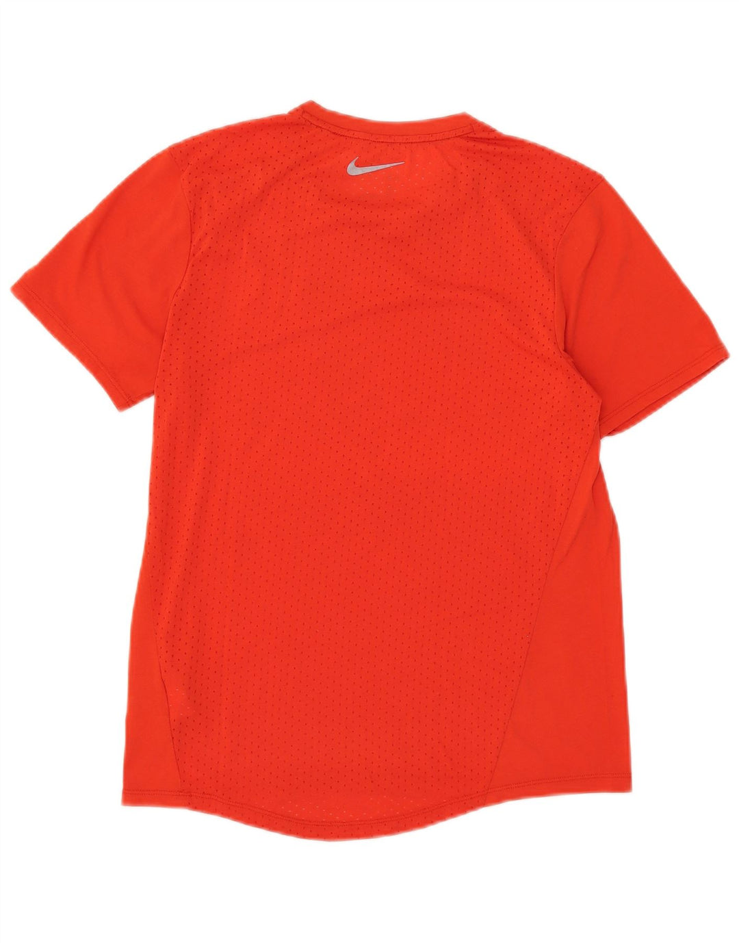 Nike Herre Dri Fit T-Shirt Top Lille Rød Polyester