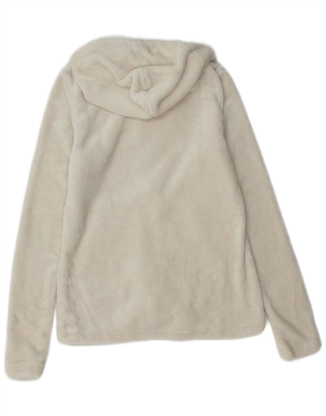 Mountain Warehouse Dame Hætte Fleecejakke UK 8 Small Off White