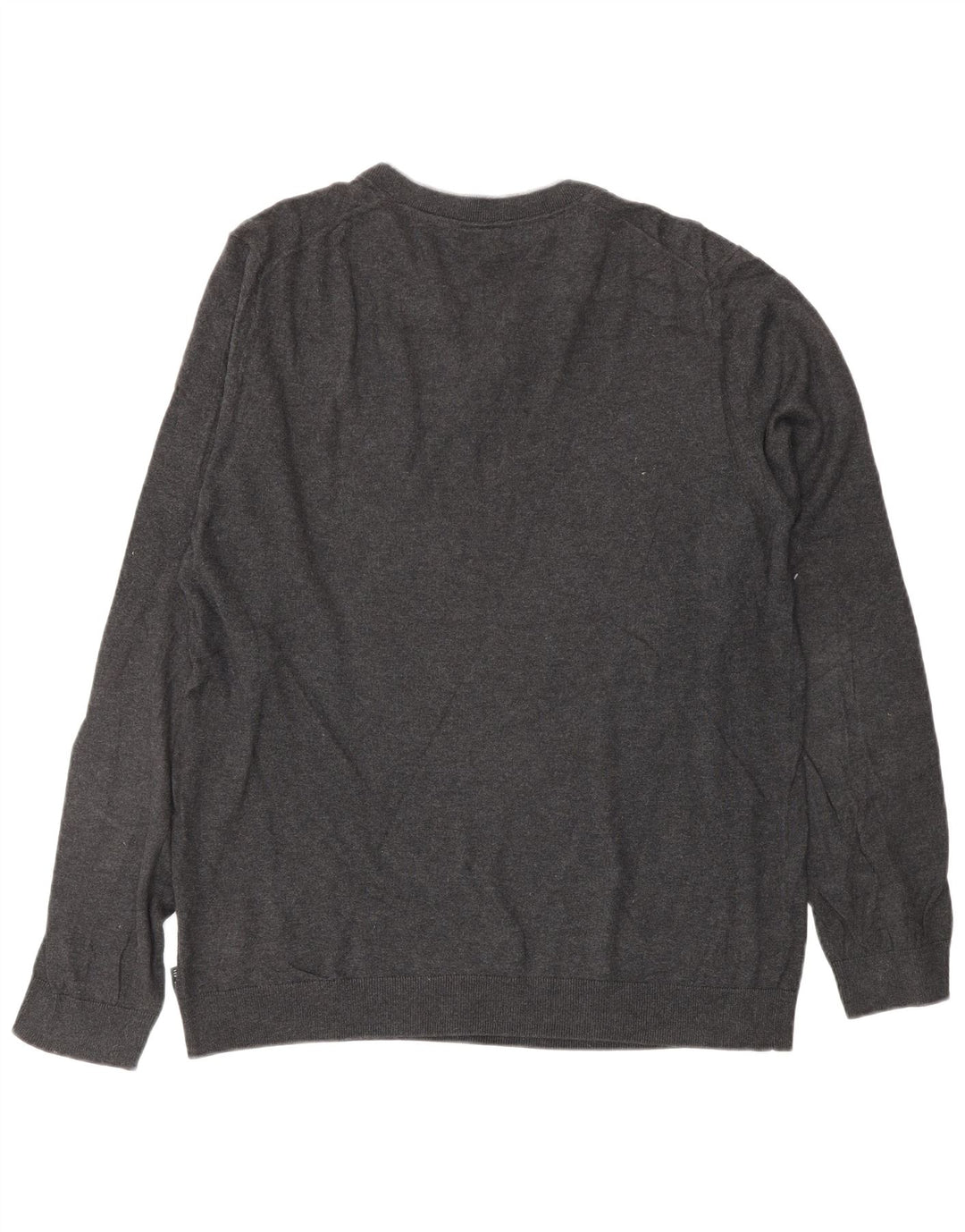 TED BAKER Herre V-hals sweater str. 4 Large Grå Bomuld