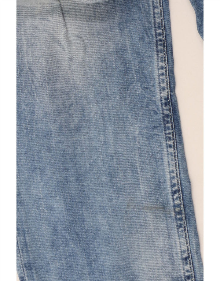 PEPE Jeans Dame Straight Jeans W33 L32 Blå Bomuld