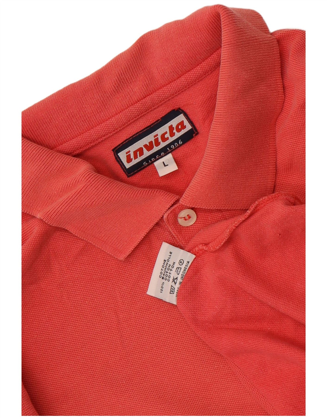 Invicta Langærmet Polo Shirt til mænd Stor rød bomuld