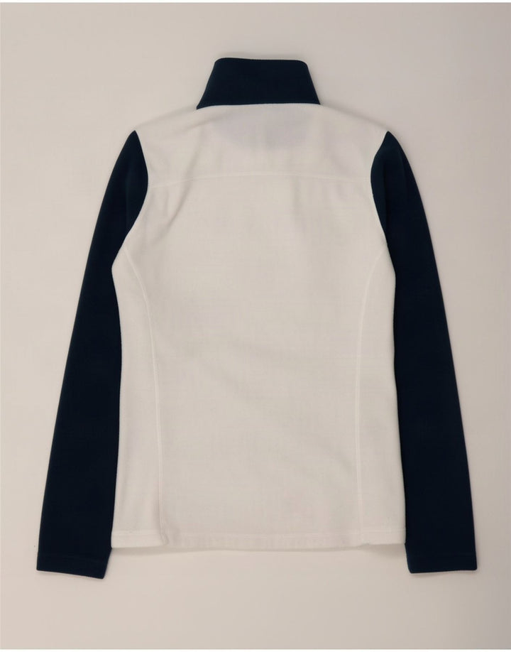Helly Hansen Fleece Jumper med lynlås til mænd Medium White Colourblock Polyester