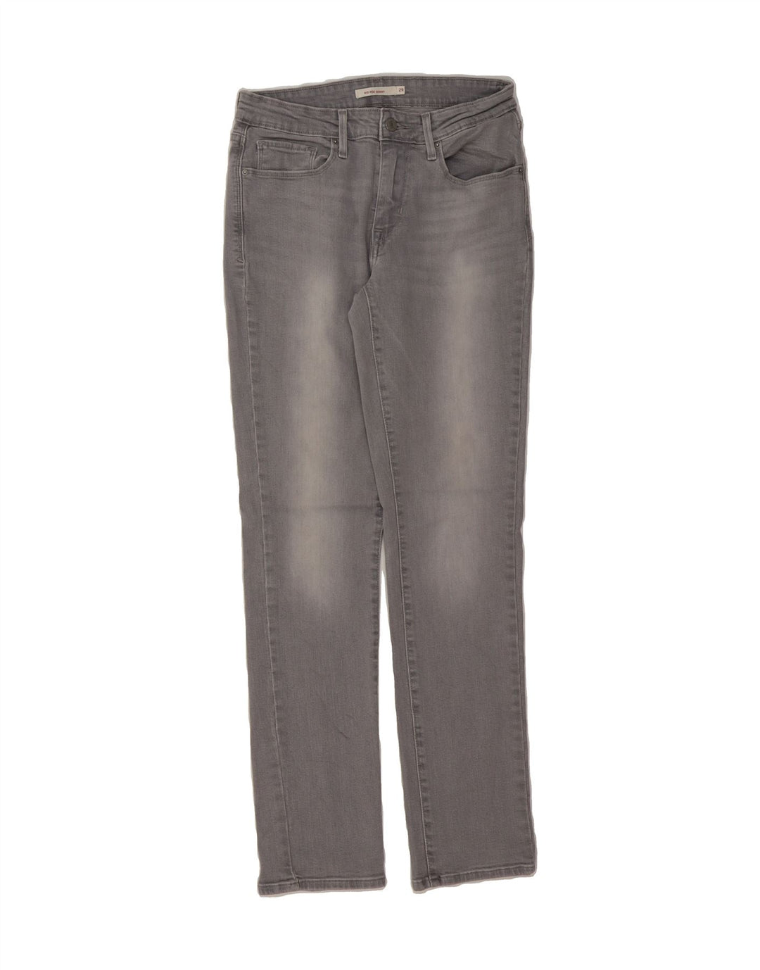 LEVI'S Womens Mid Rise Skinny Jeans W29 L30 Grey Vintage Levi's and Second-Hand Levi's from Messina Hembry 