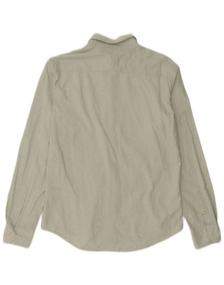 Levi's Slim Fit skjorte til mænd mellemgrøn bomuld