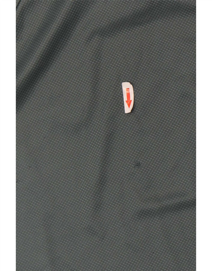 Nike T-shirt top mellem grøn farveblok polyester