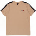 Ellesse Herre T-Shirt Top 2XL Off White Colourblock Bomuld