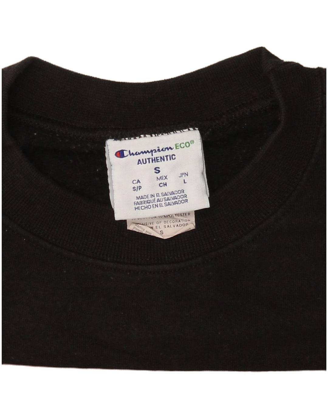 Champion Herre Kane Brown Grafisk Sweatshirt Jumper lille sort bomuld
