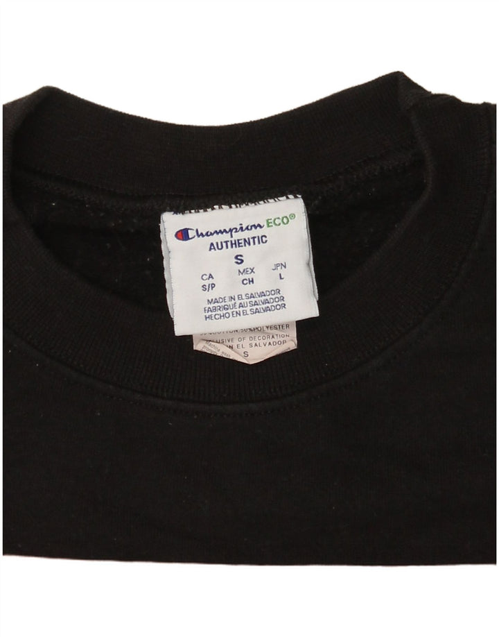 Champion Herre Kane Brown Grafisk Sweatshirt Jumper lille sort bomuld