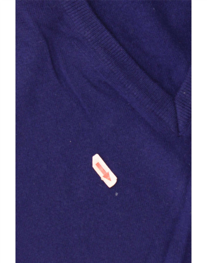 Marina Yachting Herrevest Tank Top Large Blue Virgin Wool