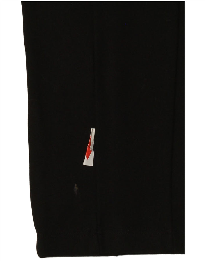 Zara Womens Leggings UK 12 Medium Black Viscose