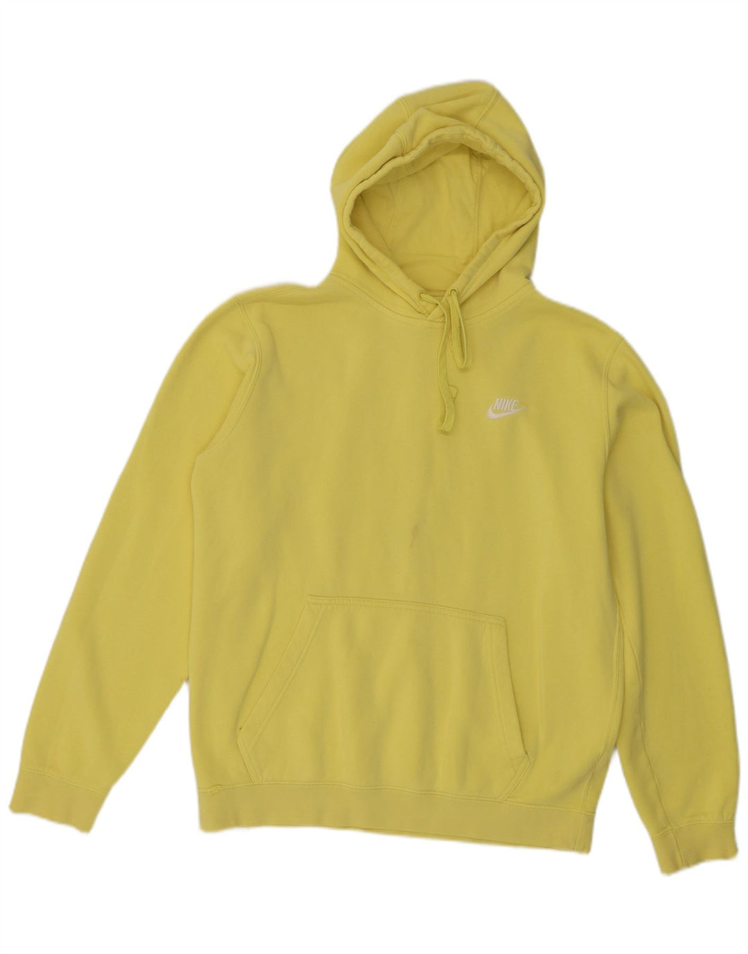 Nike Herre hættetrøje Jumper Medium Gul Bomuld