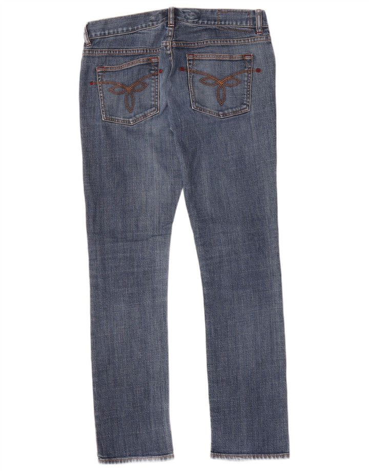 Ted Baker Dame Slim Jeans Størrelse 3 Medium W33 L30 Blå
