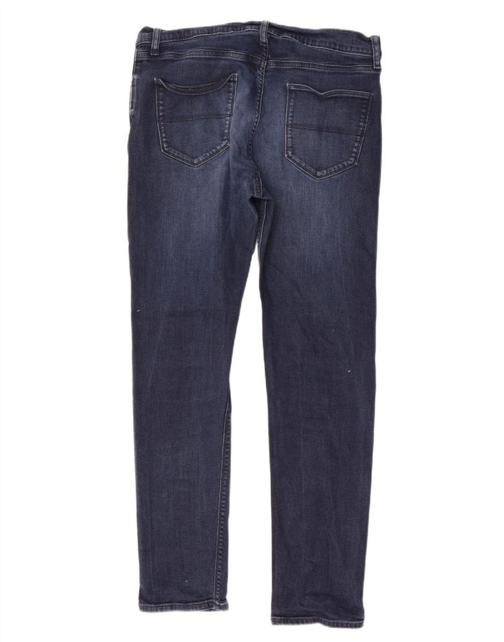 Marks & Spencer Herre Slim Jeans W36 L33 Marineblå Bomuld