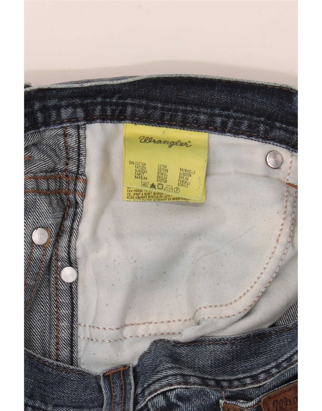 Wrangler Herre Texas Straight Jeans W32 L32 Blå