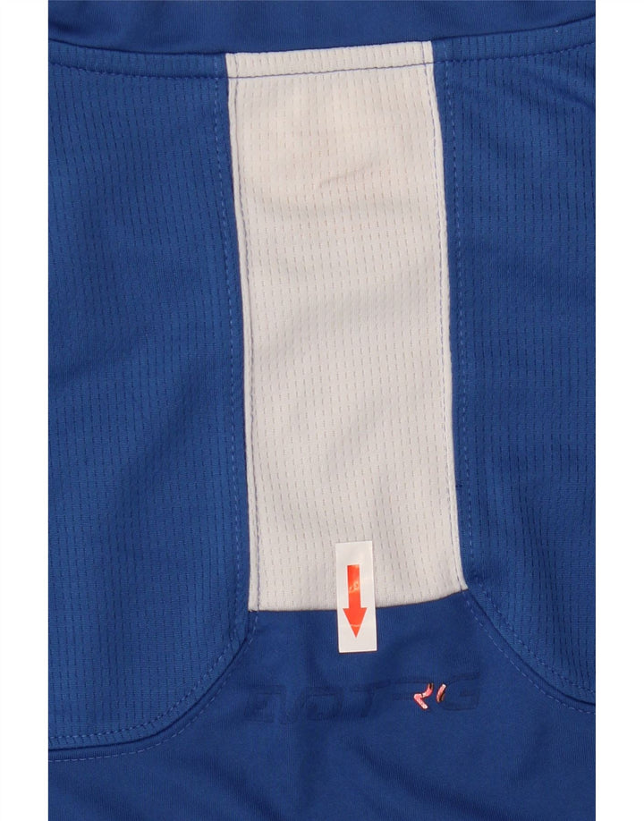 PUMA Herre T-Shirt Top Stor Blå Colourblock Polyester