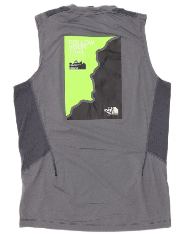 The North Face Herre Grafisk Vest Top Lille Grå Polyester Sports