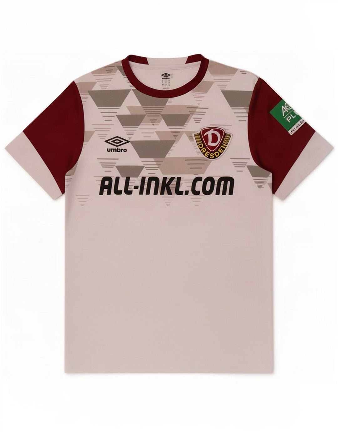 Umbro Herre Grafisk T-Shirt Top Lille Hvid Colourblock Polyester