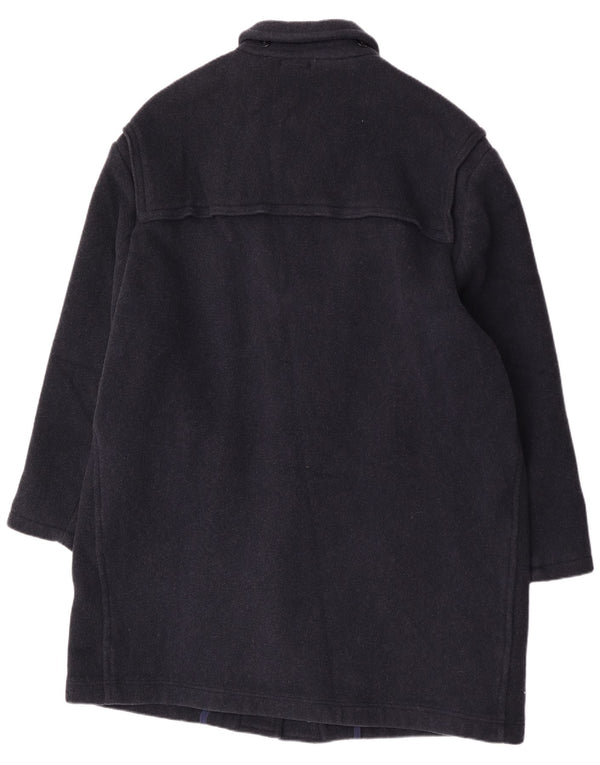 Lebole Herre Loose Fit Duffle Coat UK 42 XL Navy Blue