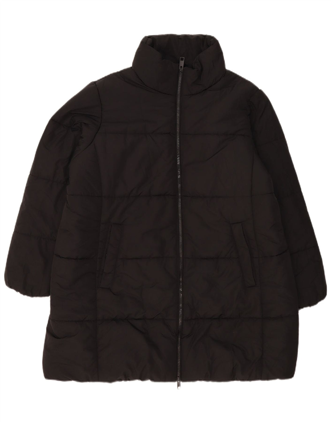 Marks & Spencer Polstret jakke til kvinder UK 20 2XL Sort Polyester