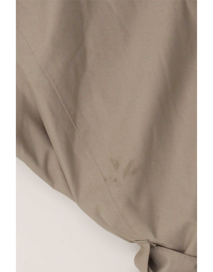 Jack Wolfskin Trench Coat med hætte til kvinder UK 8/10 Lille beige polyester