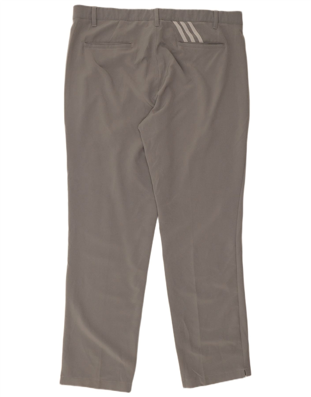 Adidas Straight Chino-bukser til mænd W38 L32 Grå polyester